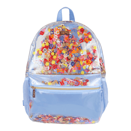 Little Letters Confetti Clear Backpack