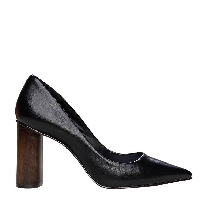 *Almost Gone* Leather Pump Black